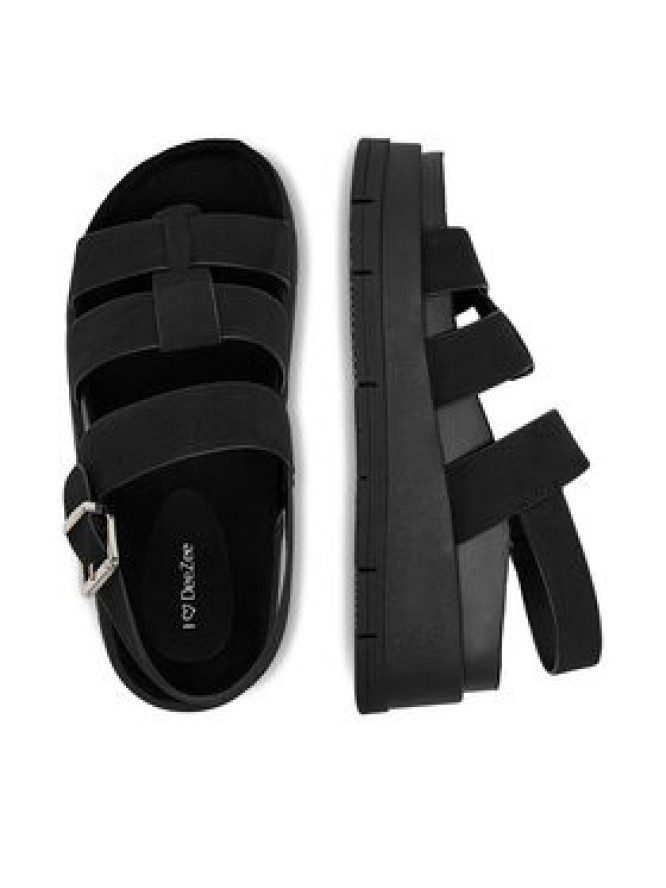 DeeZee Sandały 62273-3 Czarny