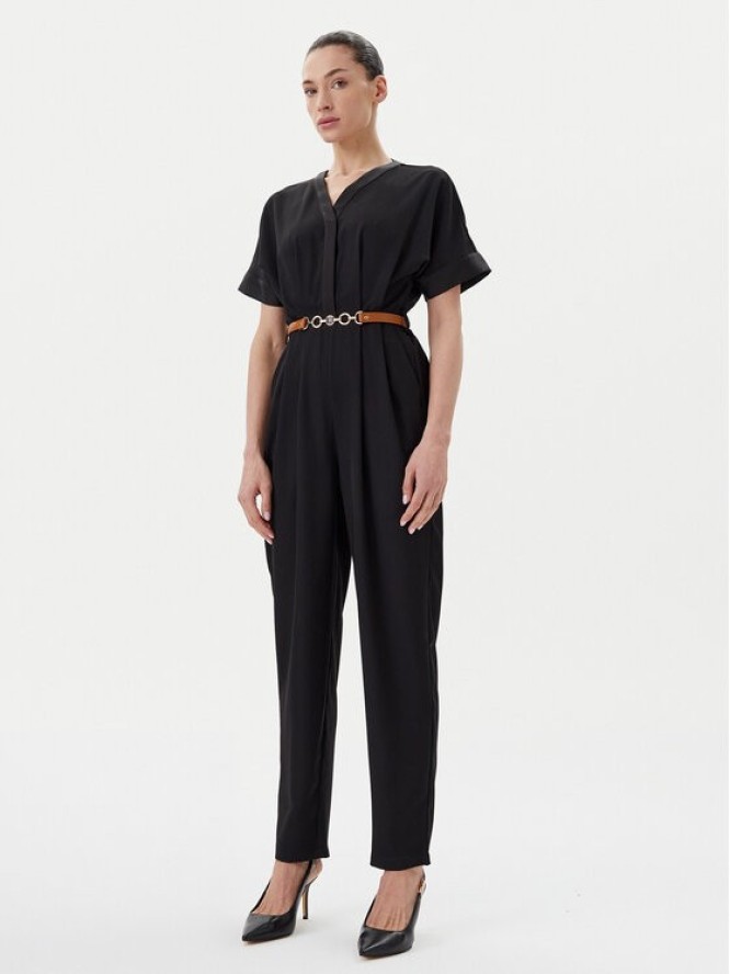 Fracomina Kombinezon FR25SO2004W47601 Czarny Regular Fit