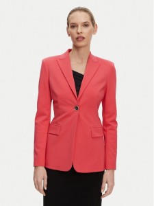PINKO Marynarka 104903 A1L3 Koralowy Regular Fit