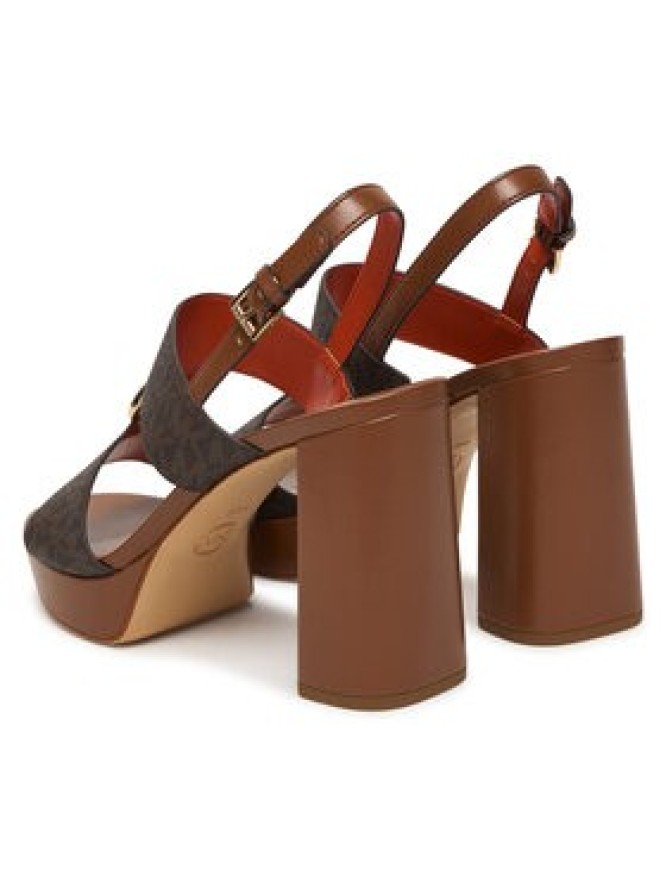 MICHAEL Michael Kors Sandały Erin Platform 40S6ERHS1B Brązowy