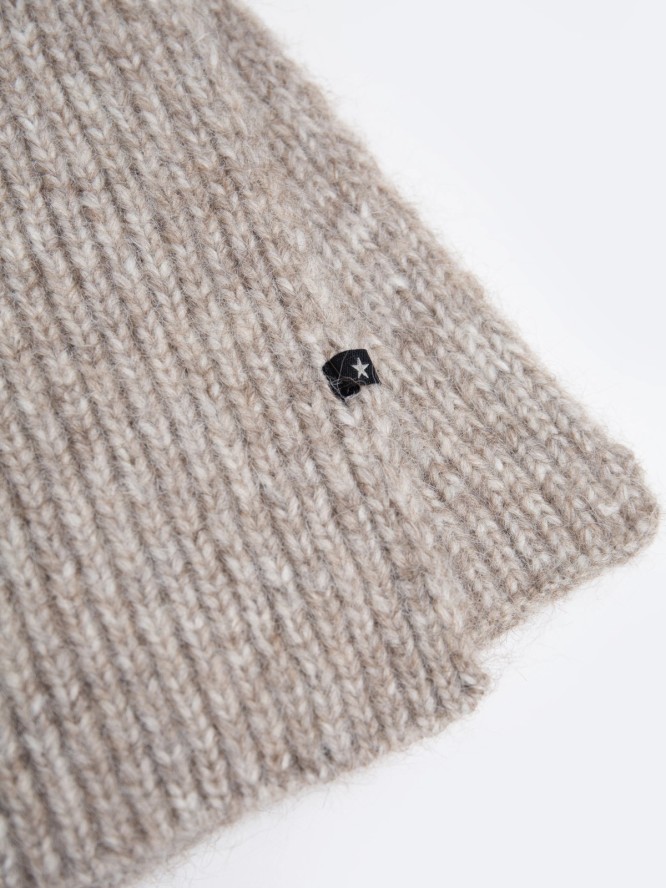 Szalik damski beżowy Poleni 801