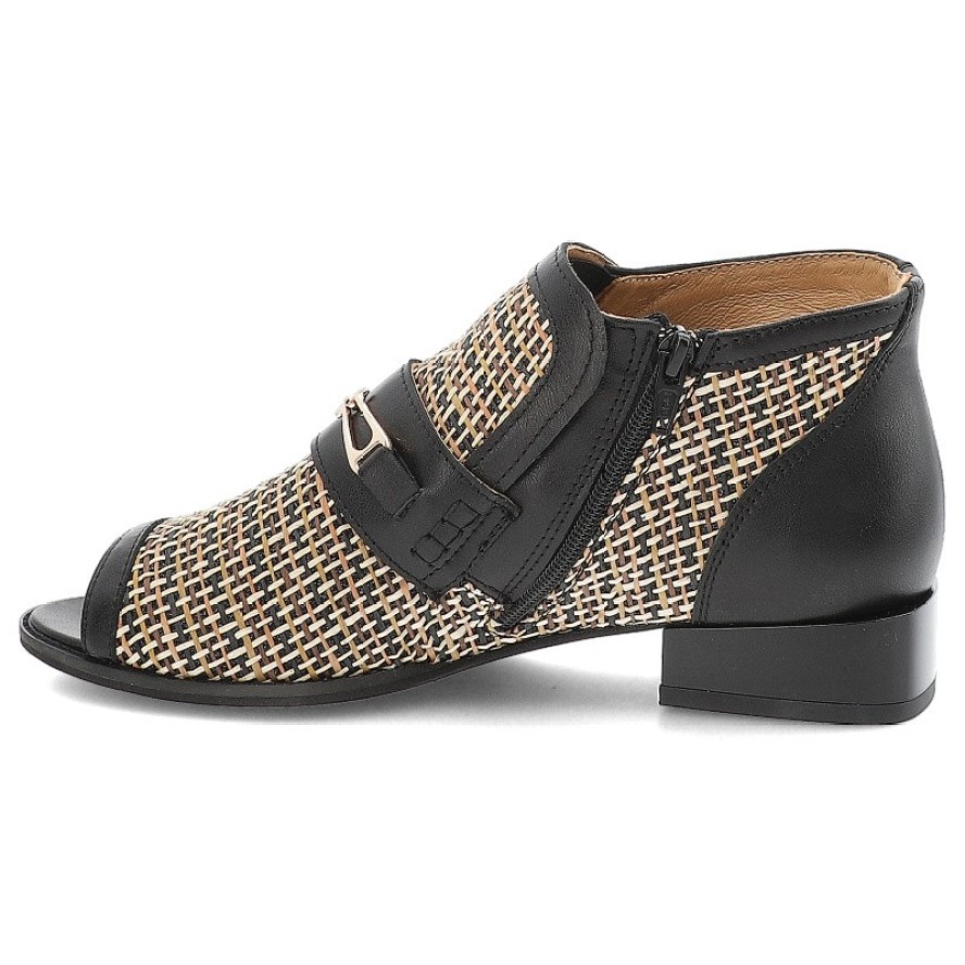 Beżowe Botki Maciejka Eleganckie Obuwie Damskie