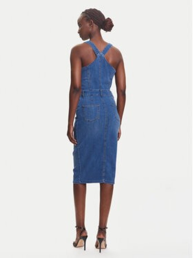 Fracomina Sukienka jeansowa FP25SD4001D46402 Niebieski Slim Fit