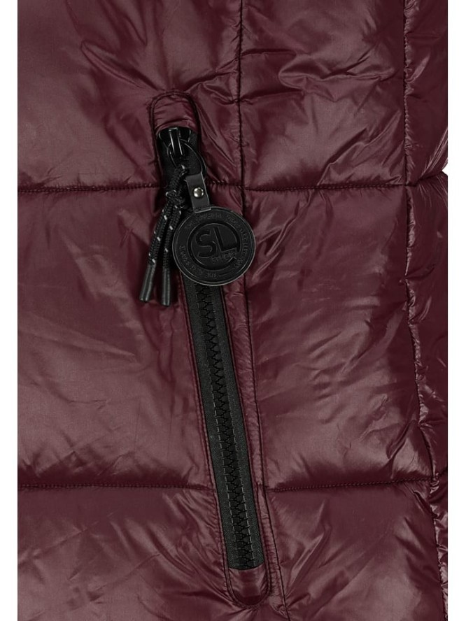 Sublevel Kamizelka pikowana w kolorze bordowym rozmiar: L