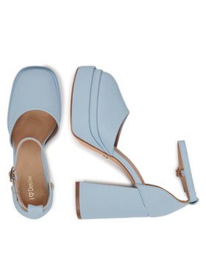 DeeZee Czółenka LW85478-6 Niebieski