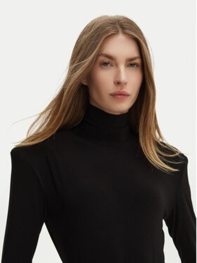 NORMA KAMALI Sukienka wieczorowa KK3243PLF87001 Czarny Slim Fit