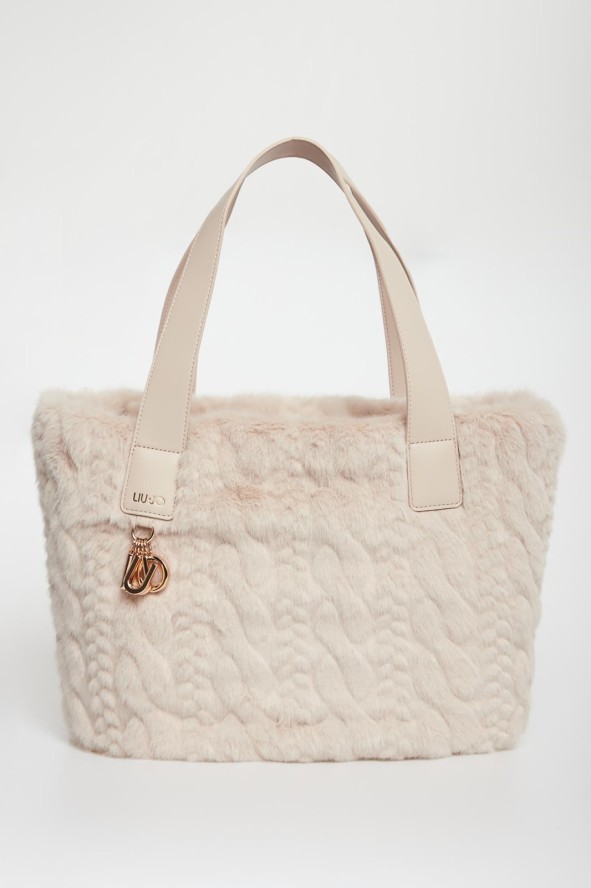 Torebka futerkowy shopper LIU JO