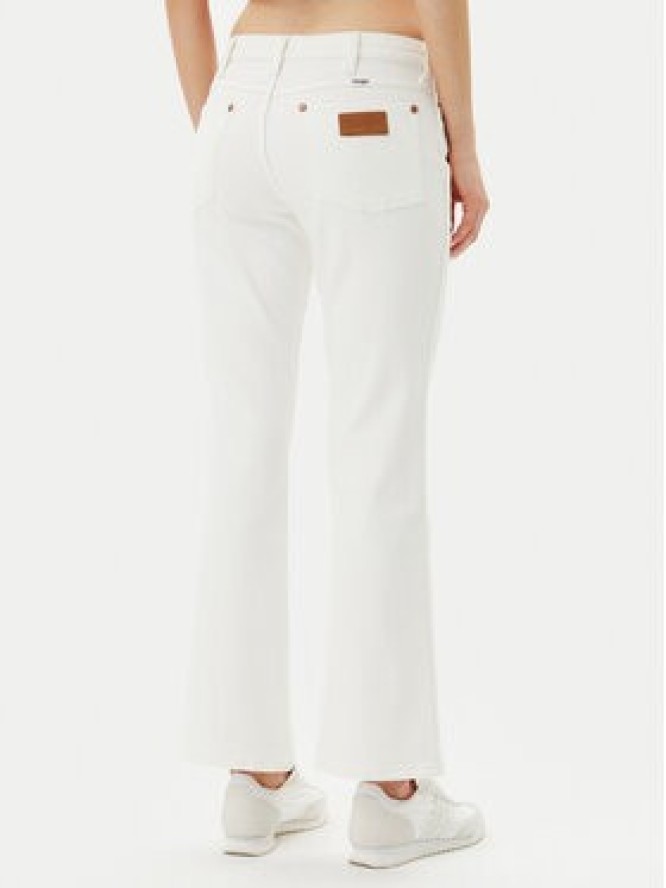 Wrangler Jeansy 112362665 Biały Bootcut Fit