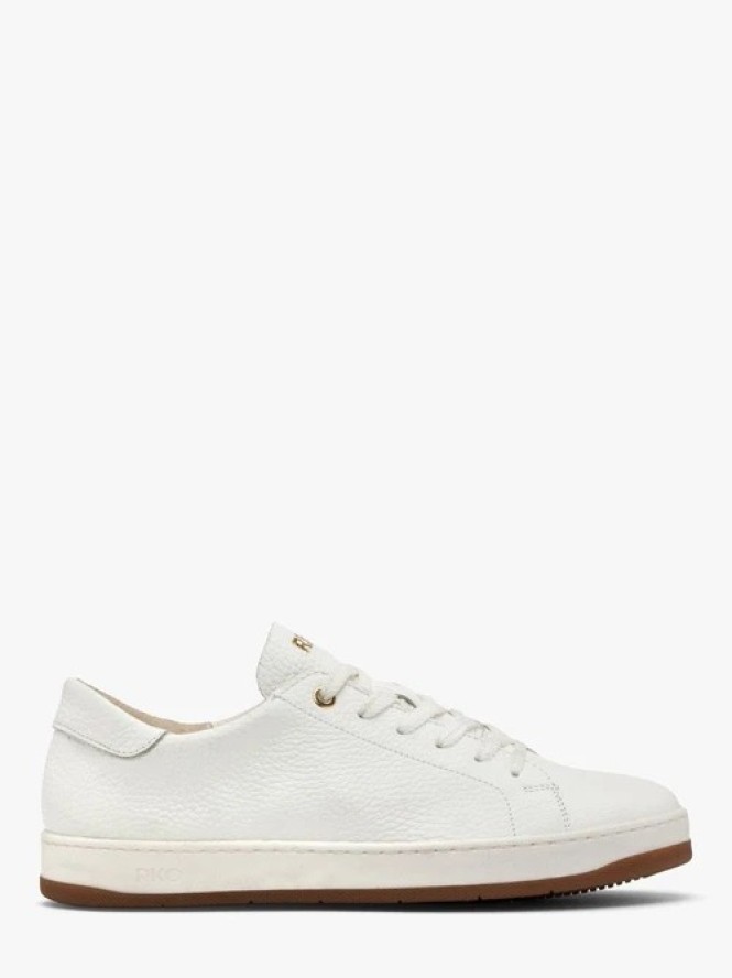 Białe półbuty sportowe na dwukolorowym spodzie