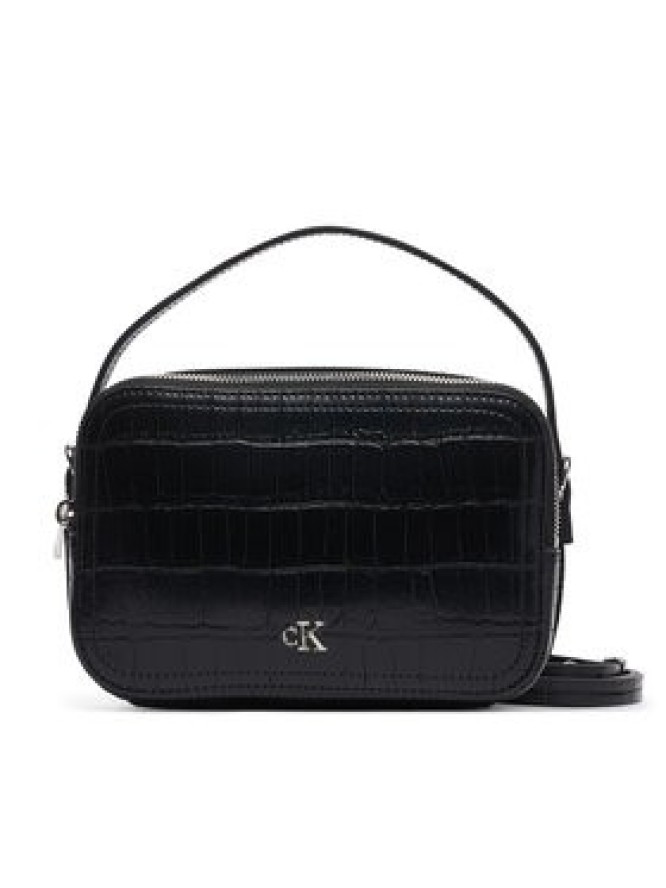 Calvin Klein Torebka Ck Croc Camera Bag LV04F3905G Czarny