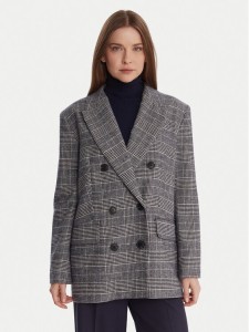 MAX&Co. Marynarka Iames 2526046084200 Szary Relaxed Fit