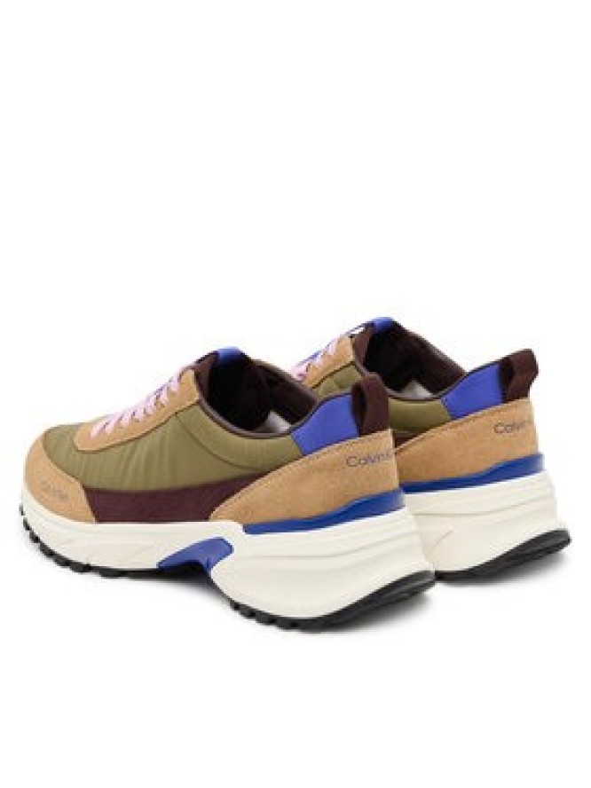 Calvin Klein Sneakersy Hike Runner Mg Nylon Mix YW0YW02075 Zielony