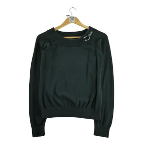 Damski czarny sweter