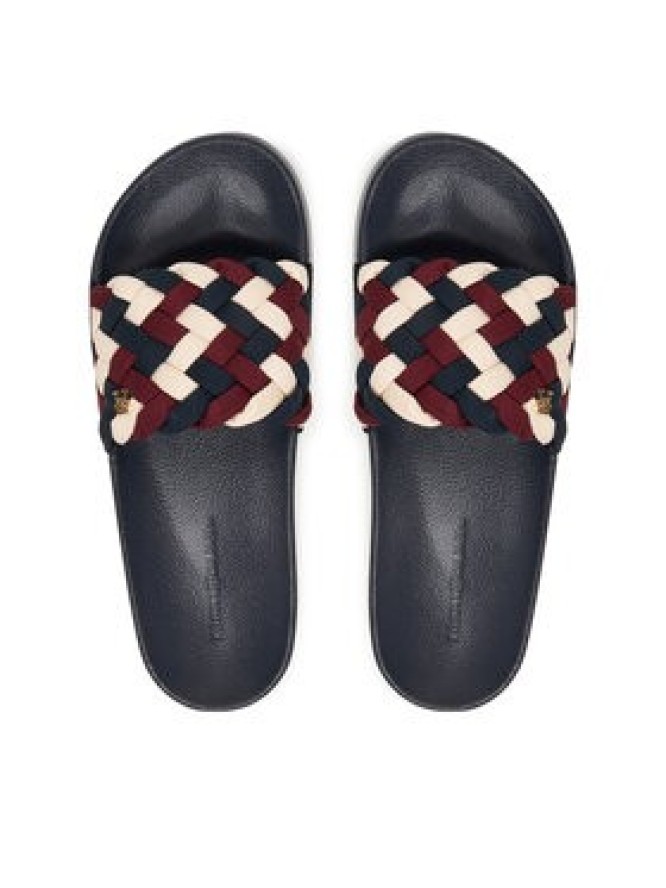 Tommy Hilfiger Klapki Th Braided Pool Slide FW0FW09203 Kolorowy