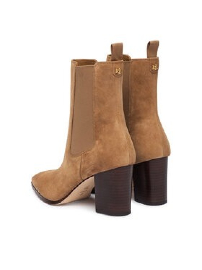 LAUREN RALPH LAUREN Botki Rlyn Bte Hl Bo Bte 802P18308001 Beżowy