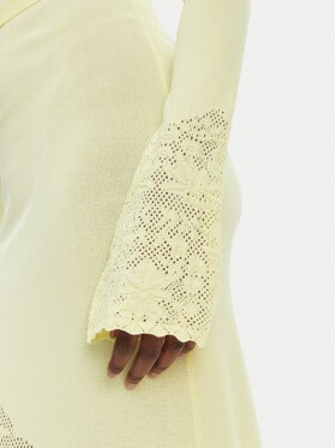 TWINSET Sukienka dzianinowa 251TP3240 Beżowy Regular Fit