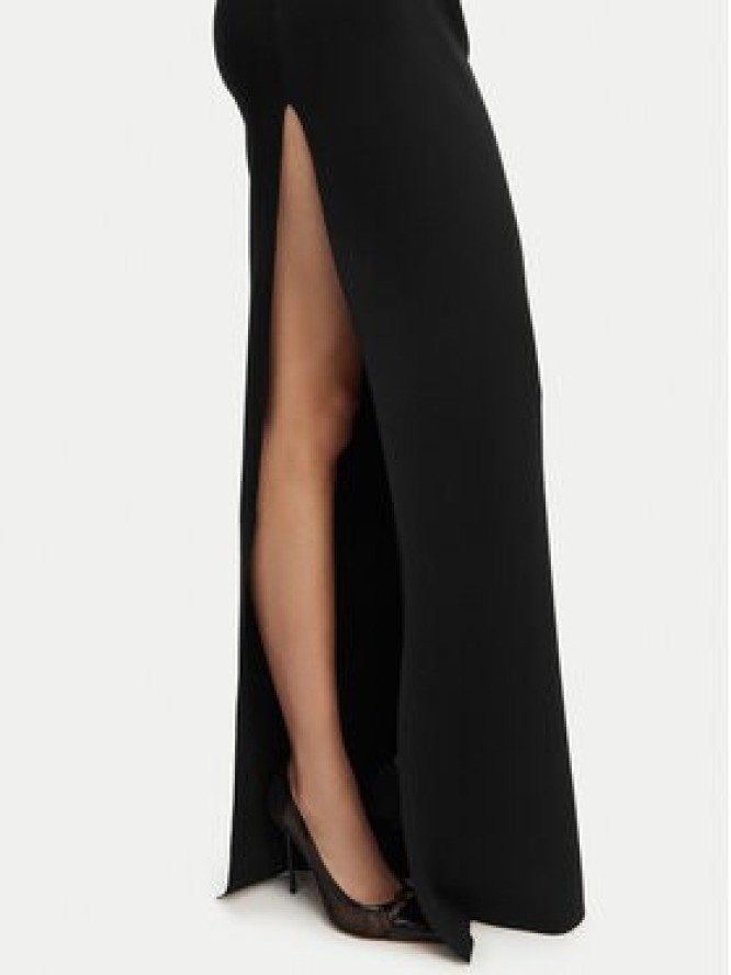Elisabetta Franchi Sukienka wieczorowa AM-43B-62E2-V600 Czarny Slim Fit