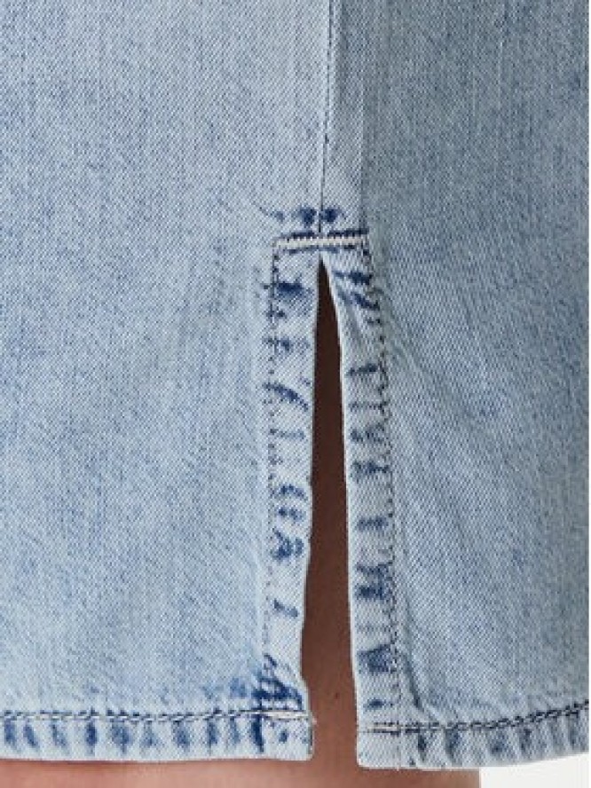 Mustang Sukienka jeansowa Camilla 1016564 Niebieski Regular Fit