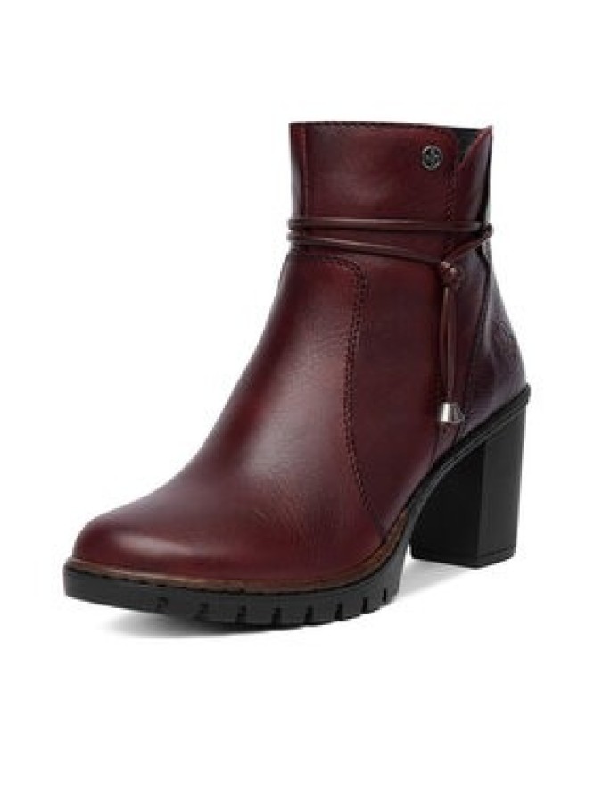 Rieker Botki CEO-Y2567-35 Bordowy