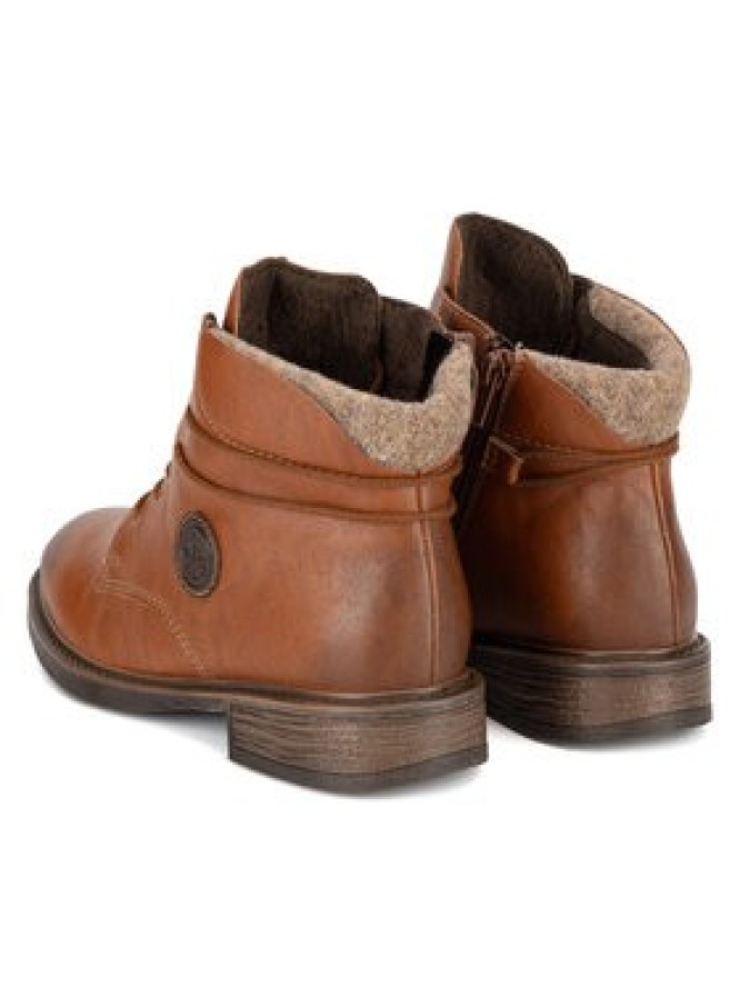 Rieker Trzewiki 71440-25 Brązowy