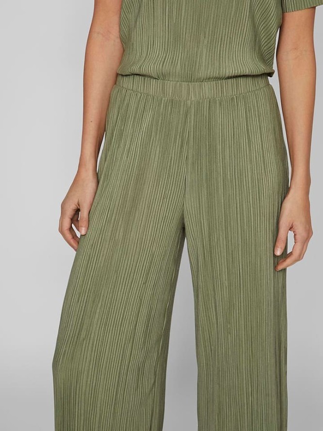 Vila Spodnie w kolorze khaki rozmiar: L