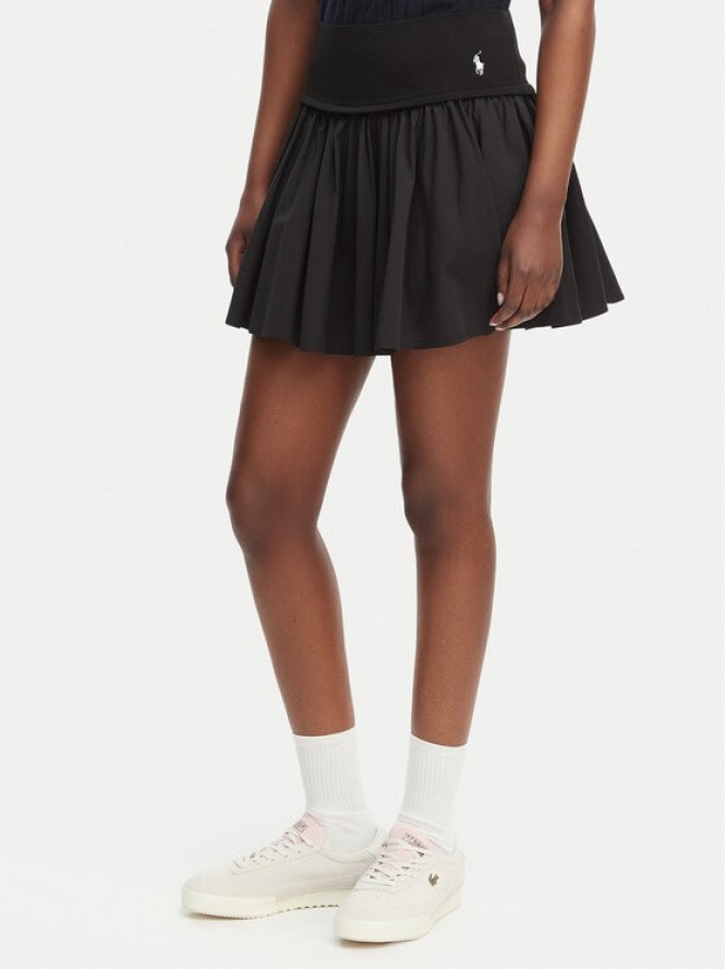 Polo Ralph Lauren Spódnica mini 211A12965001 Czarny Regular Fit