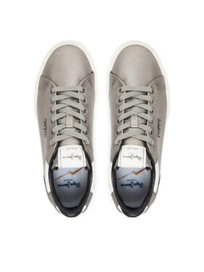 Pepe Jeans Sneakersy Kenton Glam W PLS300005 Srebrny