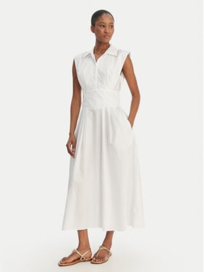 Guess Sukienka codzienna W6GKA0 W2353 Biały Regular Fit