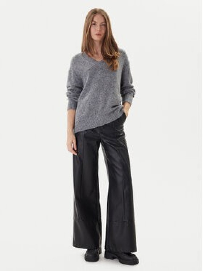 Calvin Klein Jeans Sweter Chunky LV044D328G Szary Regular Fit