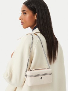 Tory Burch Torebka Charlie 186038 Kremowy