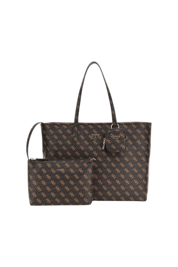 GUESS Brązowa shopperka damska Power Play
