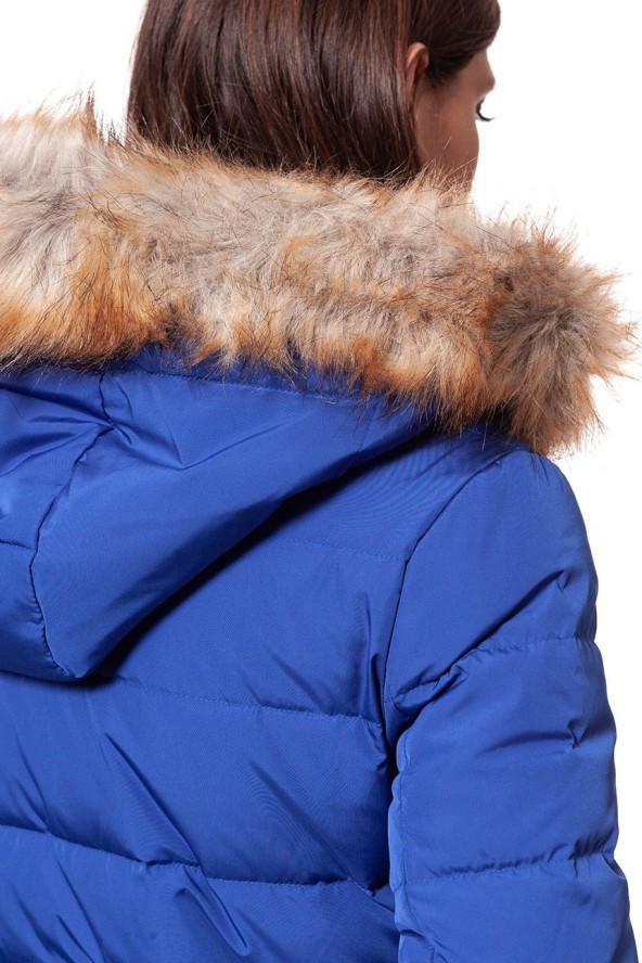 DAMSKA KURTKA ZIMOWA WRANGLER LONG PUFFER MAZARINE BLUE W4126VJ7K 112128760