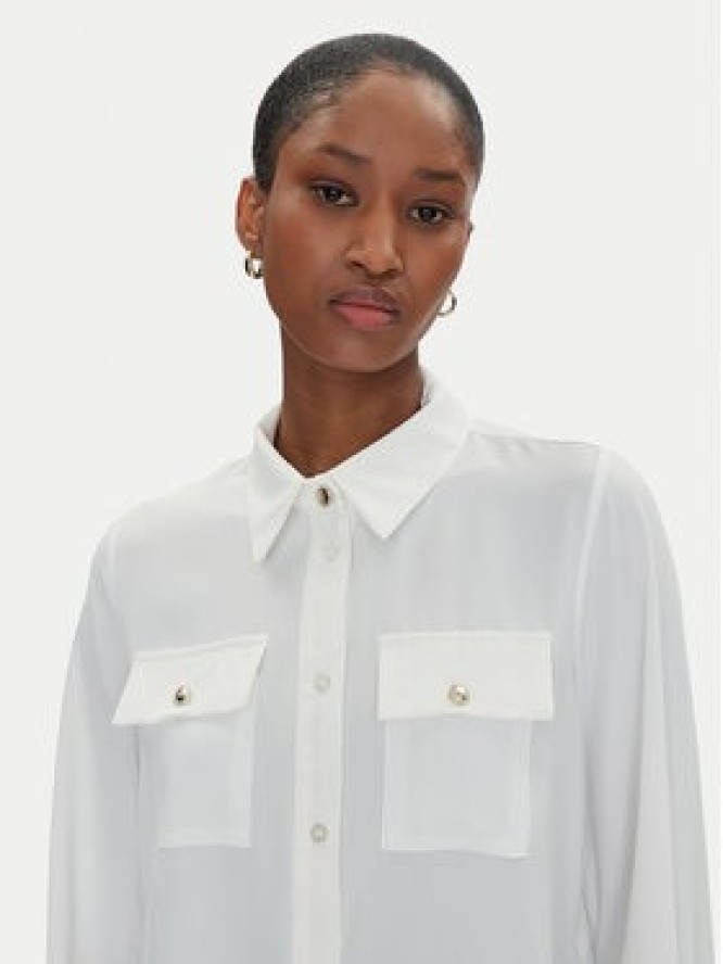 Rinascimento Koszula CFC0122602003 Biały Regular Fit