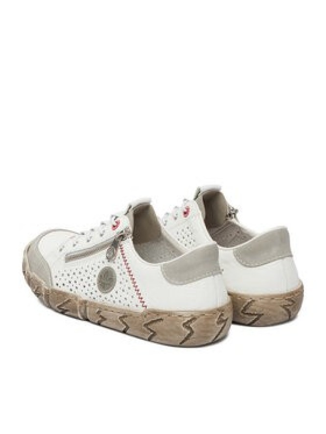 Rieker Półbuty L0355-80 Biały