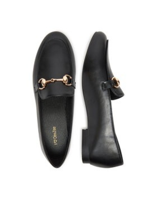 DeeZee Loafersy 10-633 Czarny
