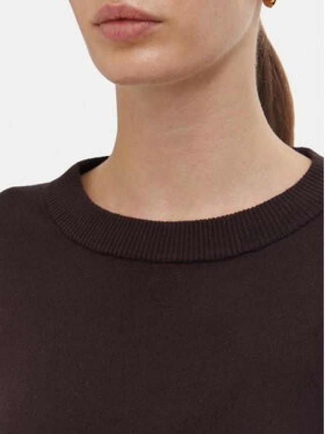 Liu Jo Sweter WF6418 MA16R Brązowy ciemny Regular Fit