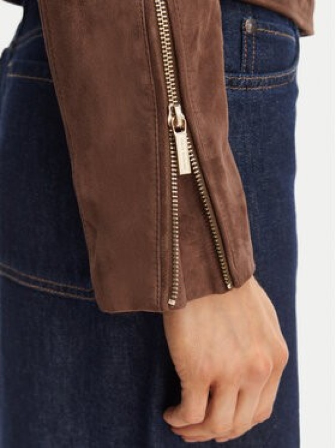 Armani Exchange Kurtka skórzana XW001924 AF21549 U6136 Brązowy Regular Fit