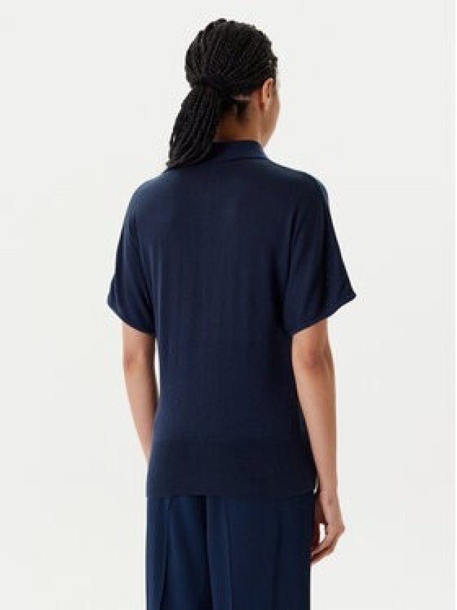 Tommy Hilfiger Polo WW0WW45652 Granatowy Regular Fit