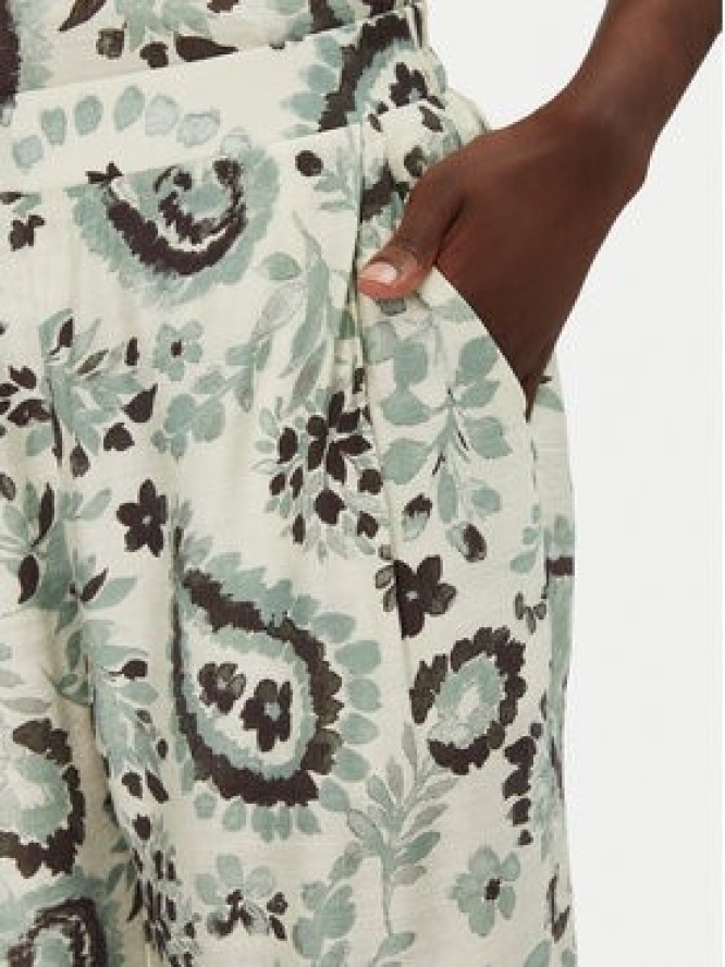 Fransa Spodnie materiałowe 20615422 Zielony Regular Fit