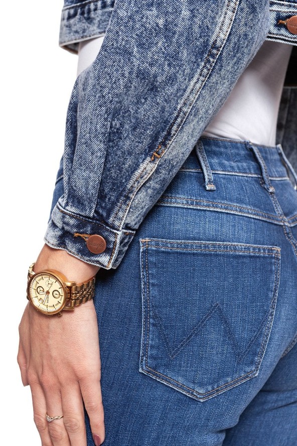 DAMSKA KURTKA JEANSOWA WRANGLER CROPPED JACKET RISKY BUSINESS W421GF25G 112128804