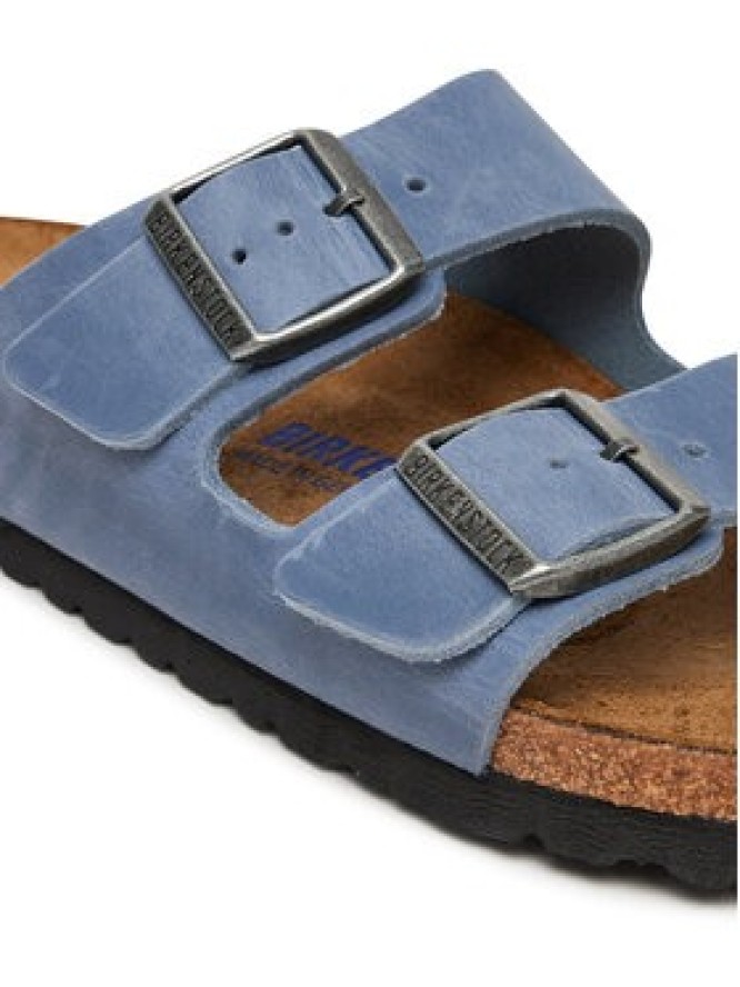 Birkenstock Klapki Arizona Sfb 1030864 Niebieski