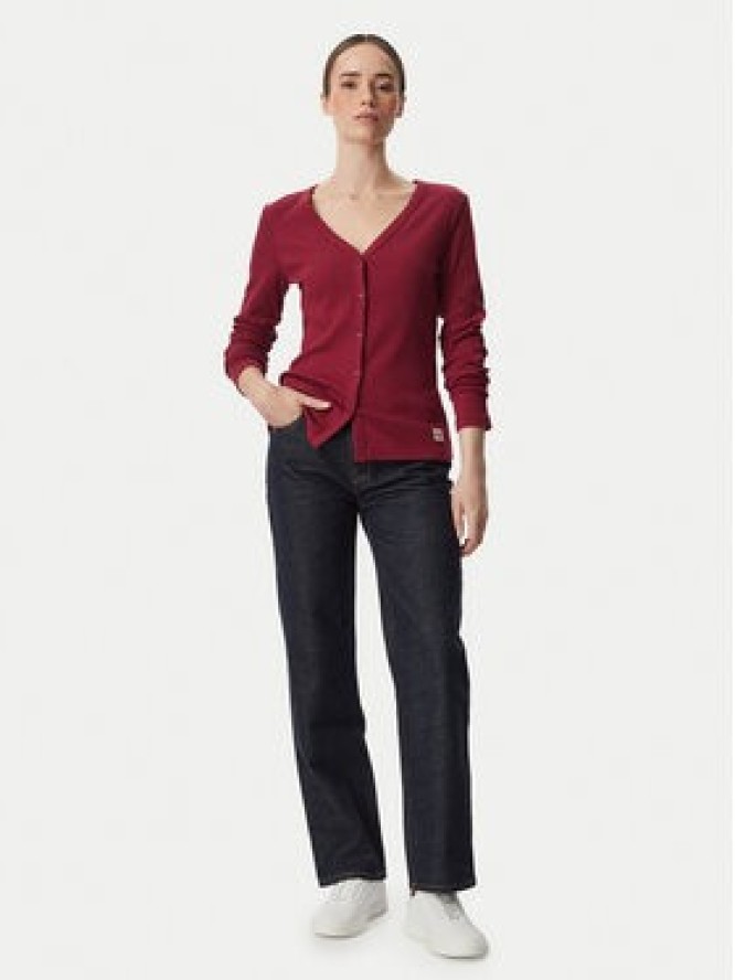 Calvin Klein Jeans Bluzka LV047G207G Bordowy Regular Fit
