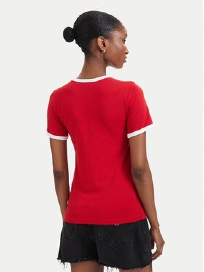 Guess Jeans T-Shirt W6YI16 K3995 Czerwony Slim Fit
