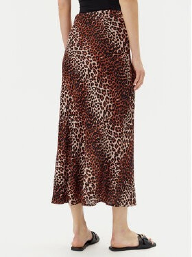 Pieces Spódnica midi Nya 17147811 Brązowy Regular Fit