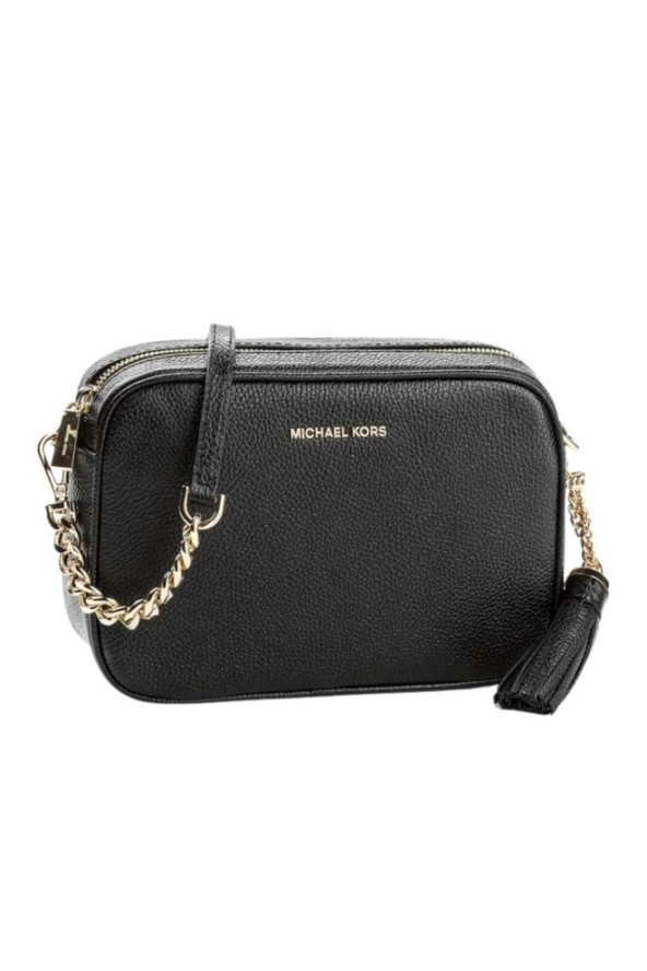 MICHAEL KORS Czarna listonoszka skórzana