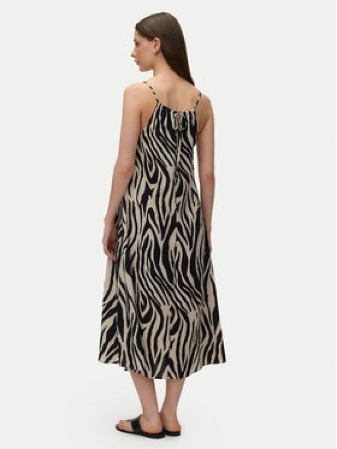 Vero Moda Sukienka letnia Emilo 10340519 Beżowy Loose Fit