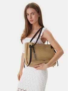 DKNY Torebka Aisling Sm Tote R61ADN78 Beżowy
