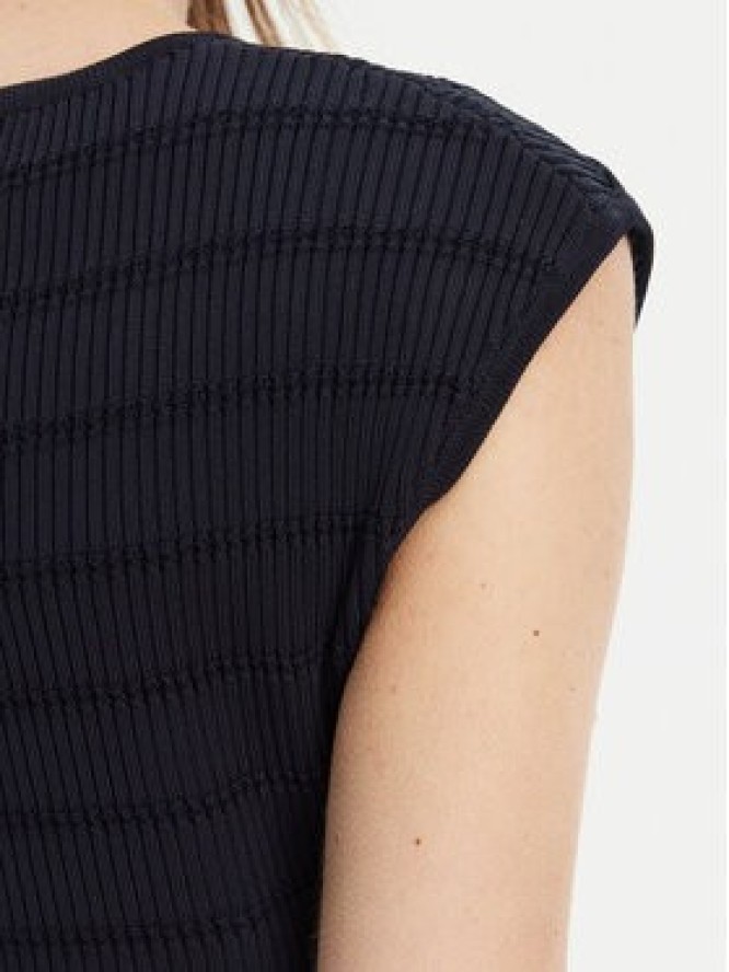 Guess Bluzka W5YR12 Z0130 Granatowy Regular Fit