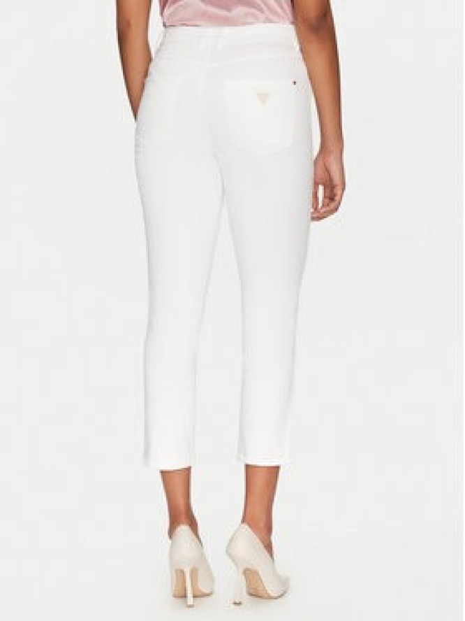 Guess Jeansy W5GA91 W93CM Biały Skinny Fit