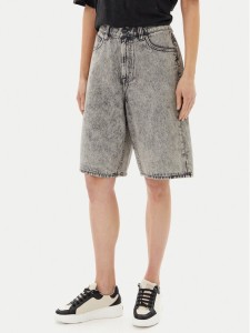 Volcom Szorty jeansowe Beeggy B2012504 Szary Baggy Fit